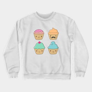 Cute Cupcakes T-Shirt Crewneck Sweatshirt